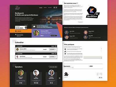 Website Bordeaux.kt app brand design graphic interface logo ui ux webdesign website