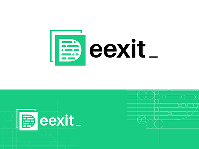 Deexit Logo brand branding design graphic icon illustration logotype logotype design logotype designer typography vector