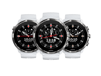 Explorer Facer - Cadran compass design facer hour interface meteo objectconnect smarthwatch suunto ui ux vector watch