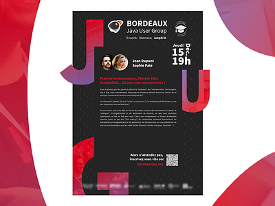 Poster Bordeaux JUG bordeaux font graphic jug poster print typo