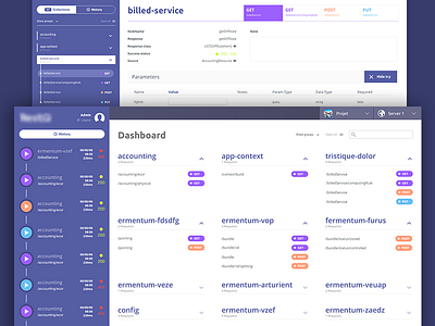 Tool WebApp UI a accordion dashboard home interfacen list menu navigation side ui ux