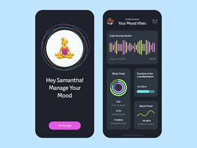 Mood Tracking & Meditation App