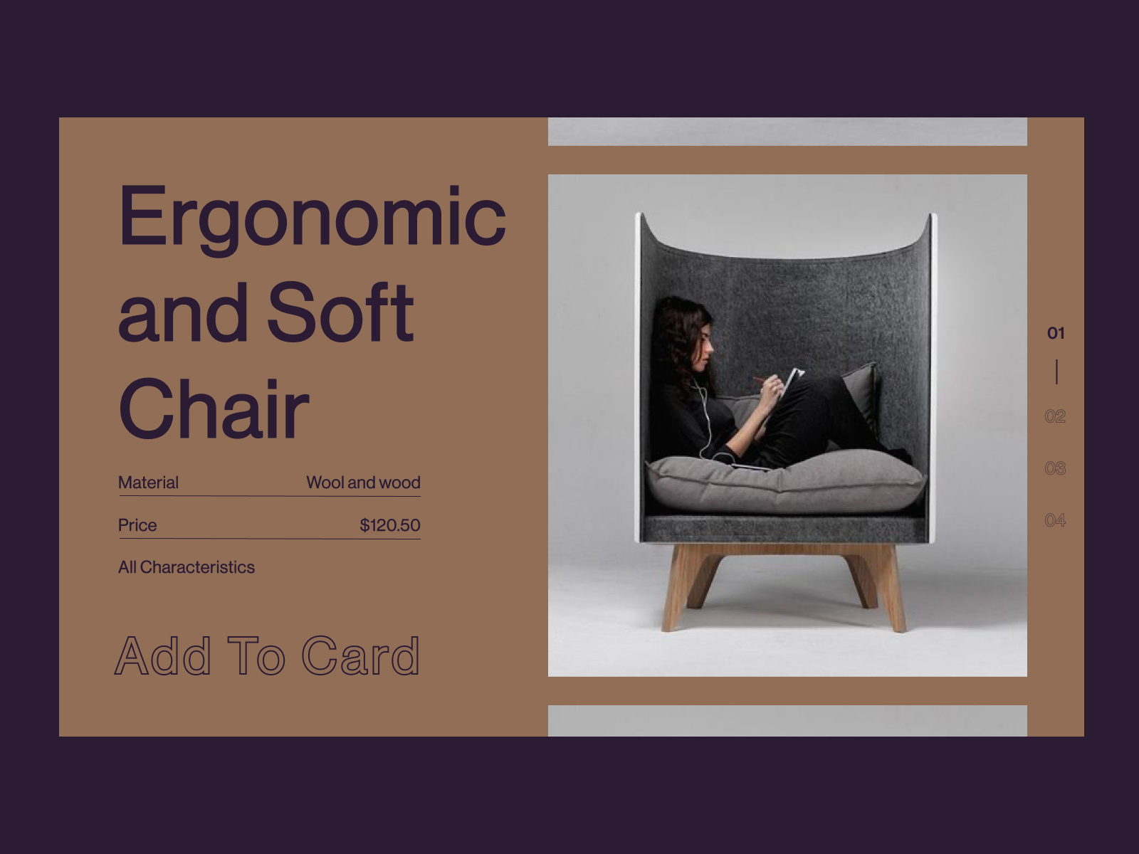 Furniture Shop Product Page by Ihor Zubrytskyi 🇺🇦 on Dribbble
