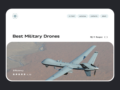 Military Drones — Website clean desktop drone drones main page military minimalistic modern promo promo site technology typography ui ux war web website