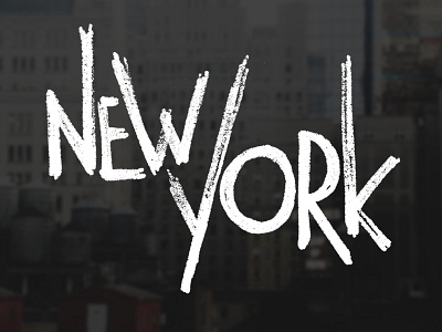 NYC lettering new york new york city sharpie type
