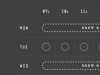 Schedule coffee infographic schedule theorem