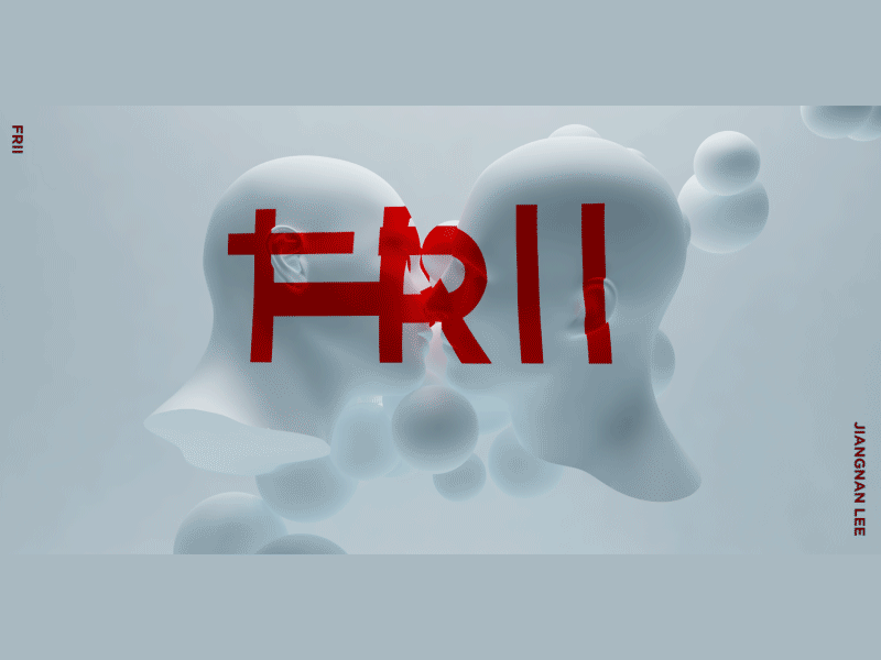 FRII-4 branding c4d kiss lgbt logo motion white