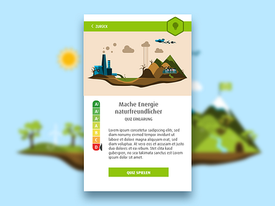 Energie Führerschein App app energy energy saving fluxguide island nature nature friendly