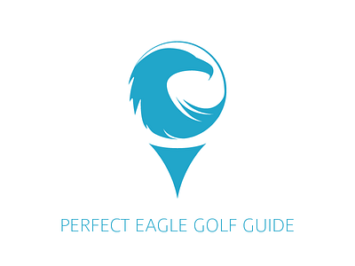 Perfect Eagle Golf Guide ball ball holder eagle golf golf guide logo logo design map marker marker perfect eagle pin