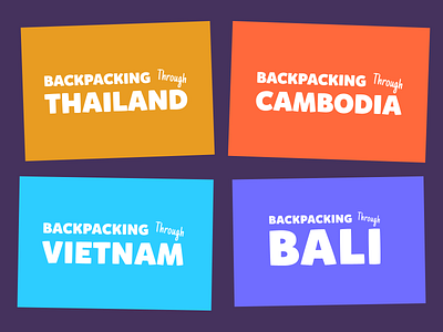 Backpacking Tours | Tour Logos
