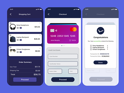 DailyUI Day002 - Credit card checkout page app card challenge credit credit card dailyui day002 design flat interface mobile mobile app payment shopping ui uiux user user interface ux