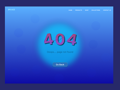 Dailyui Day 008 - 404 page