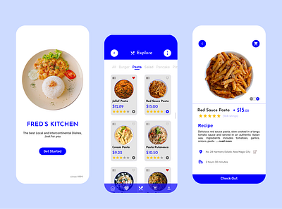 Food Delivery App app burger delivery design food food app food delivery food delivery app food delivery service food order home page interface landing page minimal mobile pizza restaurant shopping ui uiux