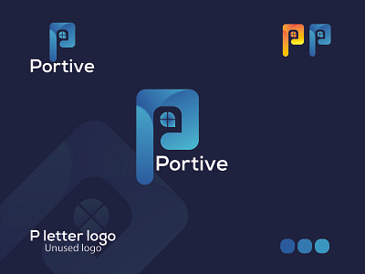 P letter logo concept