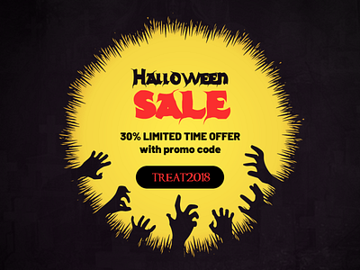 Halloween twitter post image @skillroads halloween hands promo sale twitter zombie zombies