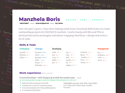 My resume card cv design indesign resume resume design resume template