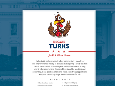 Thanksgiving turkey resume