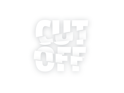 Cut words with Figma cut cutouts cutting cutting edge flat gradient letter letters shadows ui white word