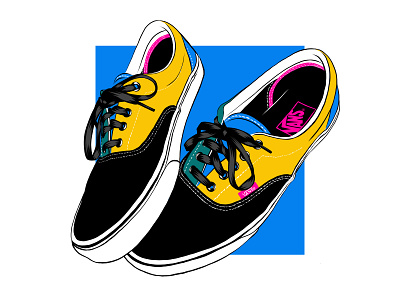 Vans Mix & Match Era art design drawing graphic design illustration illustrator shoes sneakers vans vector
