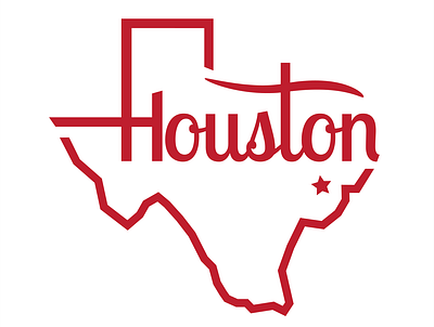 Houston Logo illustration logo typography