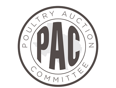 Poultry Auction Committee Logo branding design graphic design illustration logo logo design typography vector