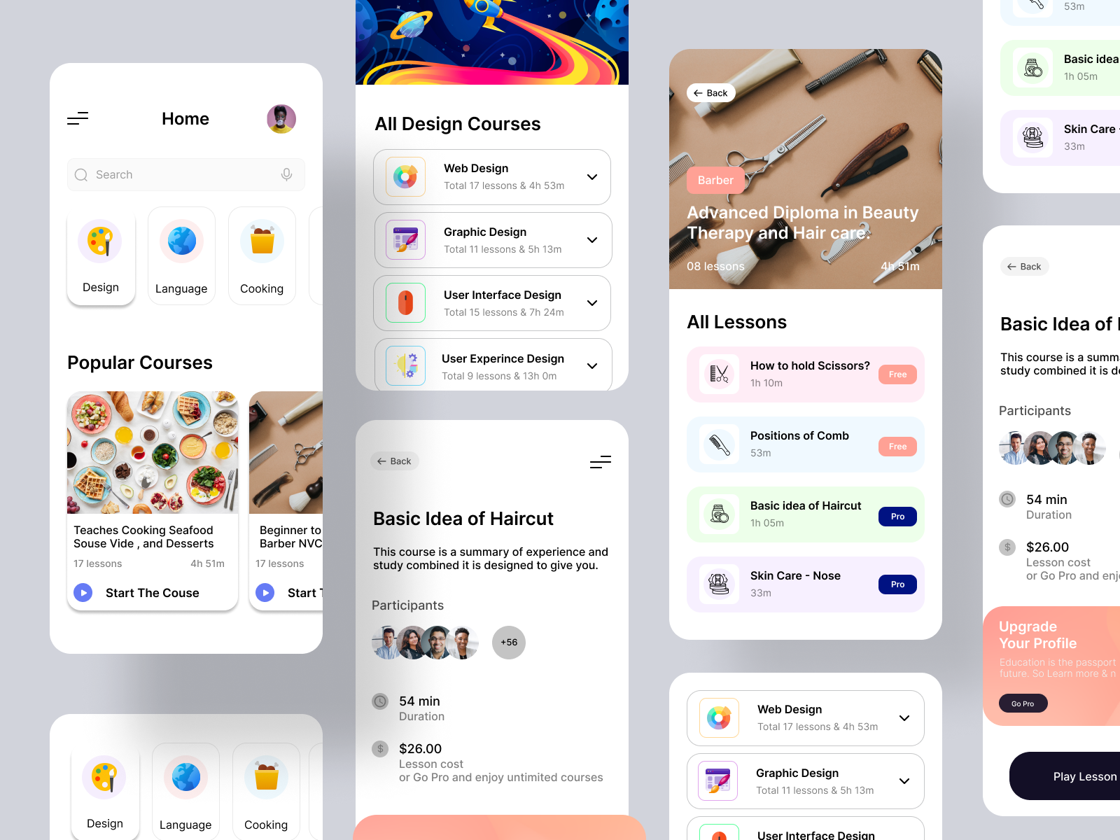 👨‍🎓 Online Academic - Educational Mobile Application (Design) By Tim ...