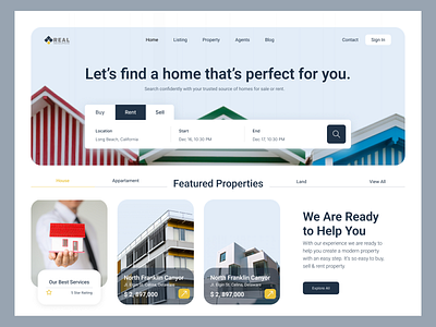 🏠 Real Seguros - Property Website (Design)