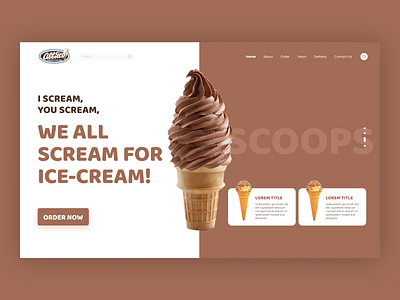 🍦 Abbott's - eCommerce Website (Design) design ecommerce figma ice cream illustration mobile app design photoshop responsive design ui ui design uiuix uiux uiux design ux ux design web web design web ui website design