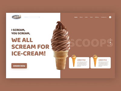 🍦 Abbott's - eCommerce Website (Design)