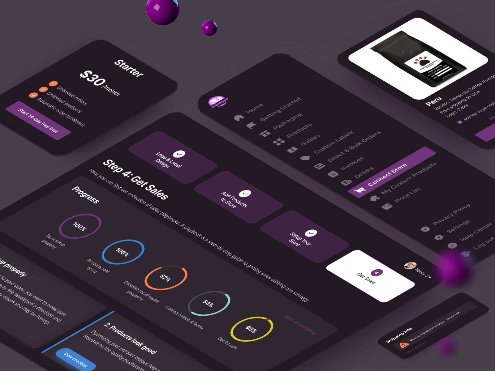 🖥 Dripshipper Ai - UI/UX Design by Tim Vasilevskiy on Dribbble