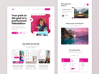 📹 Video - Landing Page UI Concept (Design)