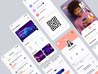 👨‍🎓 Online Academic - Educational Mobile Application (Design)