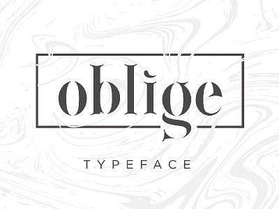 Oblige Font