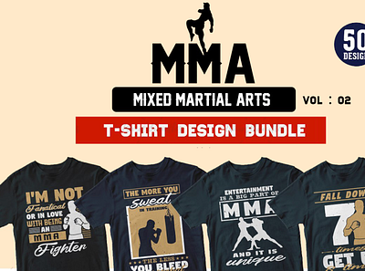 50 Mixed Martial Arts Editable T-shirt Design Bundle shirt t shirt t shirt design t shirtdesign trendy design tshirt tshirt design