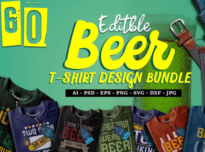 60 Beer Tshirt Design Bundle By T Shirt Design On Dribbble 9471