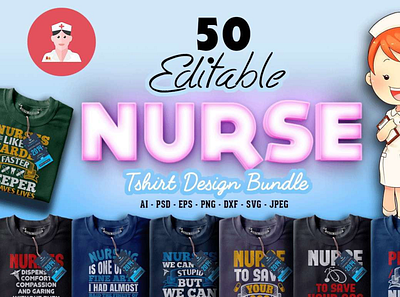 50 Editable Nurse Tshirt Design shirt t shirt t shirt design t shirtdesign trendy design tshirt tshirt design