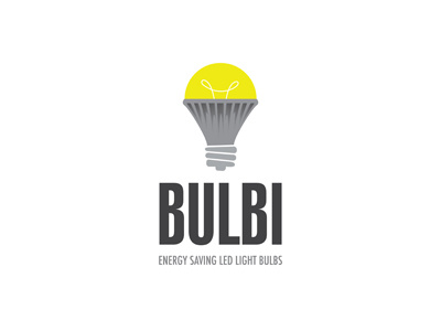 Bulbi bulb energy led light logo owdesignz saving