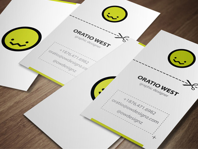 Personal Branding - Business Cards branding business cards oratio west logo owdesignz