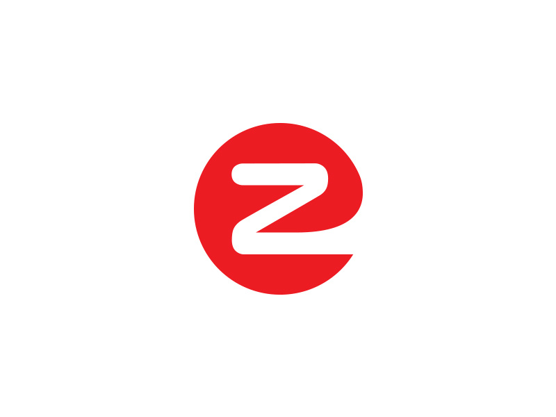 EZ ez eazy red logo branding owdesignz