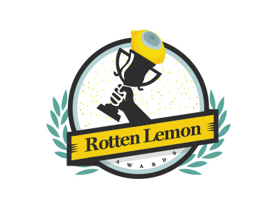 The Rotten Lemon Awards awards lemon logo owdesignz rotten