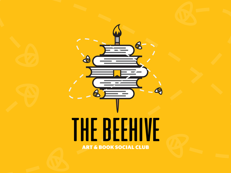The Beehive owdesignz hive club social secretlivesoffriends instagram buzz paintbrush books art bees thebeehive