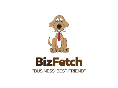 Bizfetch best friend owdesignz business dog logo tie