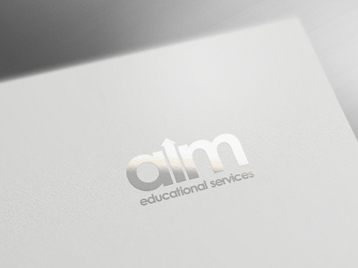 AIM aim arrow education gloss logo owdesignz school
