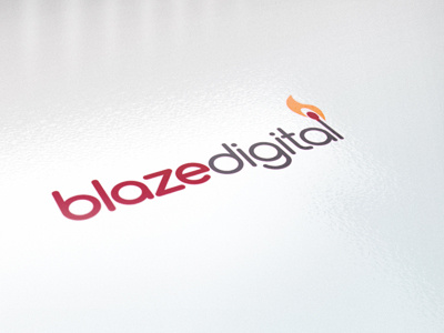 Blaze Digital blaze consultant digital fire firm logo match matchstick owdesignz