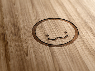 Personal Logo logo ow personal brand owdesignz smiley wood