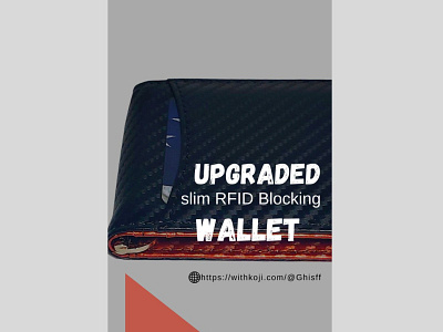 Upgraded Slim RFID Blocking Wallet bifold wallet light wallet men wallet rfid blocking wallet rfid wallet slim wallet wallet wallet for men