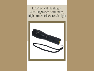 LED Tactical Flashlight black torch flashlight high lumen led flashlight