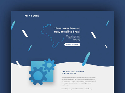 Mixtore Landing Page ebanx landing page mixtore project ui