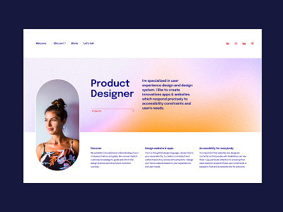 Branding • Website Portfolio • About me about branding design figma illustration personal branding portfolio presentation ui design ux design website