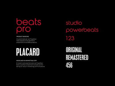 Beats by Dre beats by dre branding design system package design typography